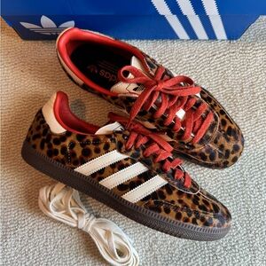 Adidas SAMBA OG Leopard Print Sneakers